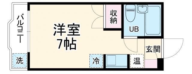 名古屋市昭和区西畑町のマンションの間取り