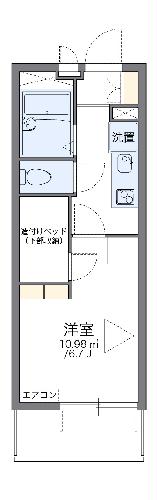 レオパレスダイチＡの間取り