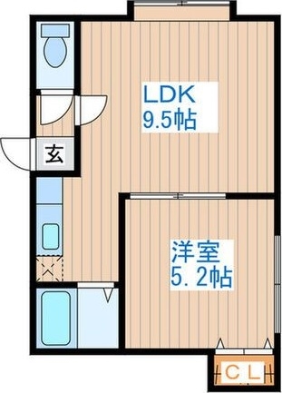 ノーブル水車町の間取り