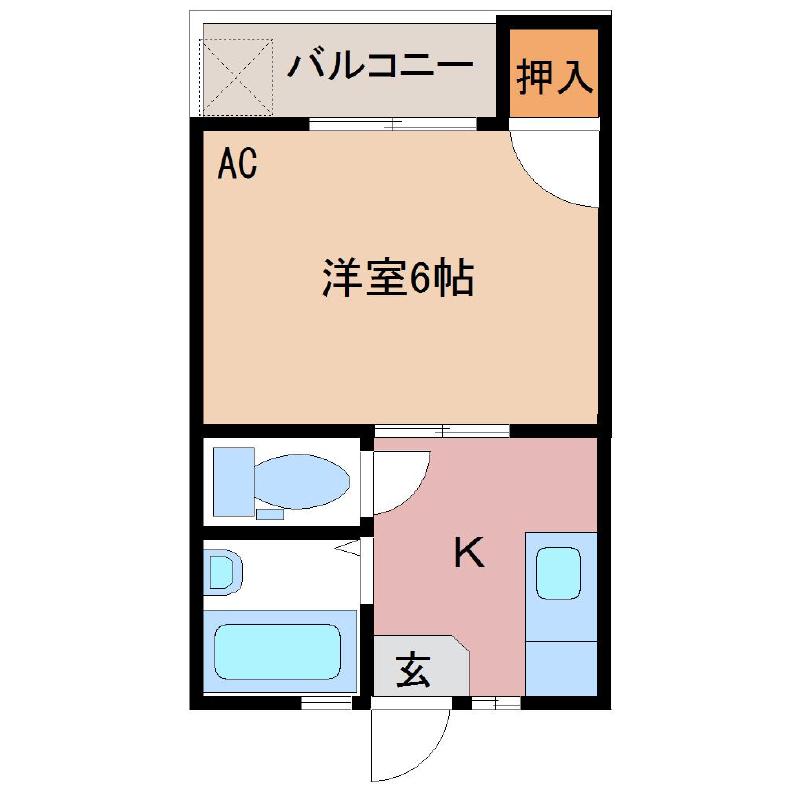 ハイツ西の宮の間取り