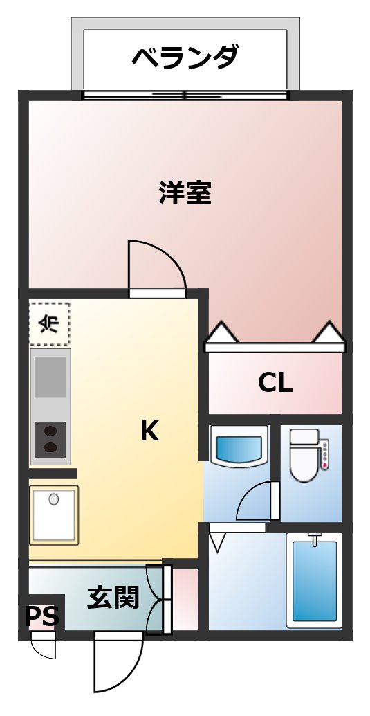 アビテ馬越の間取り