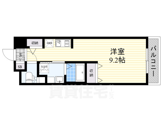 茨木市若草町のマンションの間取り