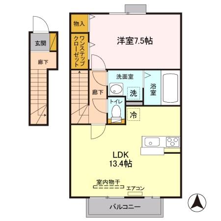 ロイヤルアドバンス　Ａの間取り