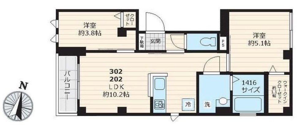 ウィル高円寺の間取り