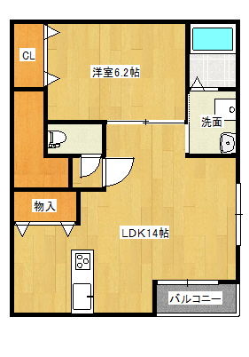 シャテーニュIIの間取り