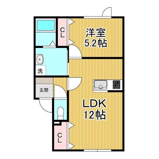 リアンハイムイブの間取り