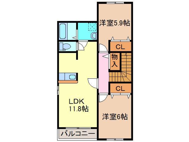 【ＬＥ　ＭＩＲＡＧＥ　IIの間取り】