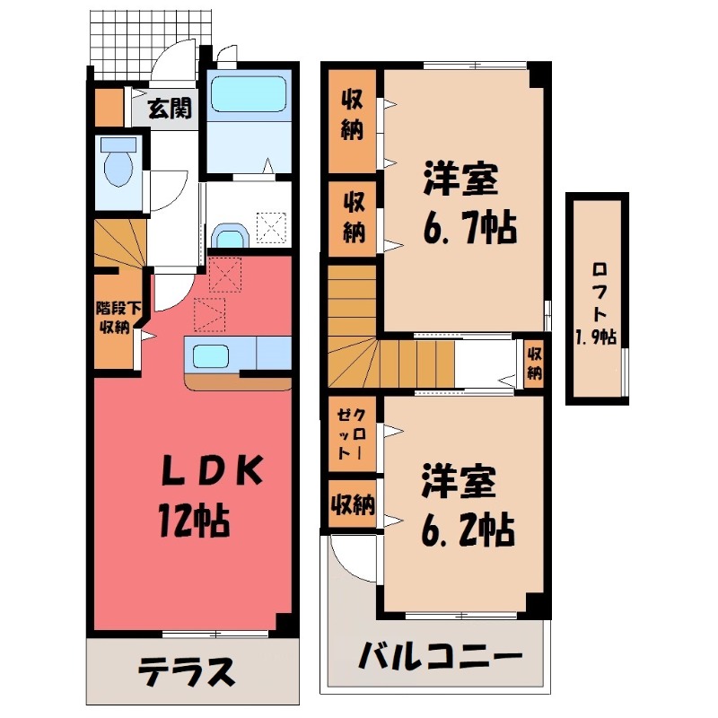 【熊谷市妻沼中央のその他の間取り】