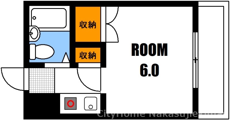 広島市安佐北区落合のマンションの間取り