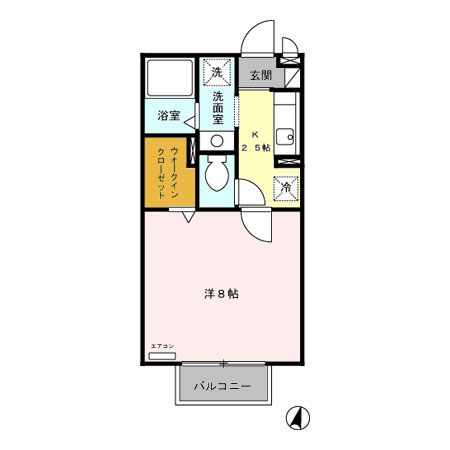 さいたま市桜区栄和のアパートの間取り