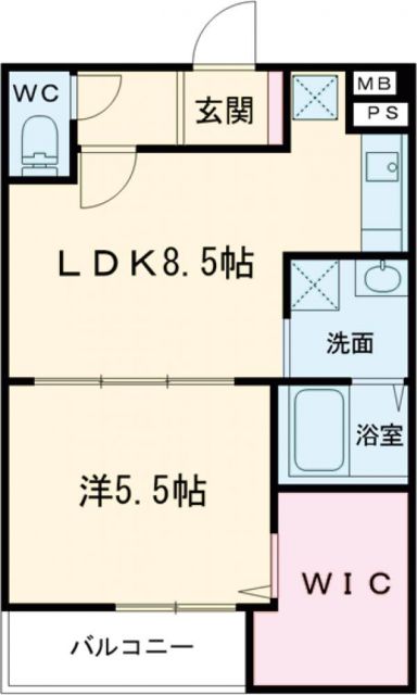 フジパレス百舌鳥駅南III番館の間取り