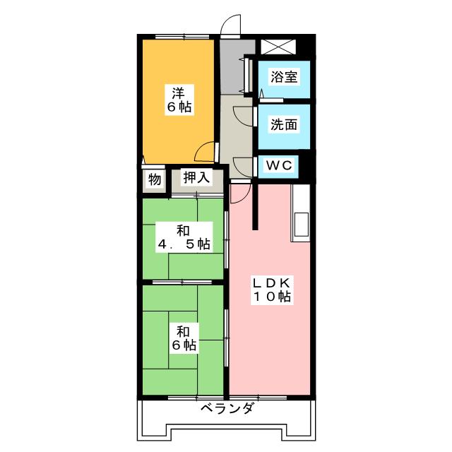 グランドハイリス上社の間取り