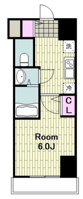 横浜市鶴見区市場富士見町のマンションの間取り