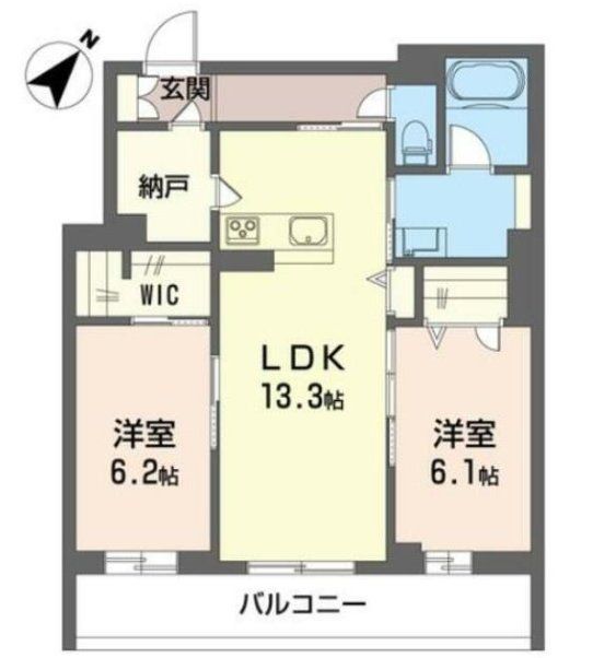 クリザンテームの間取り