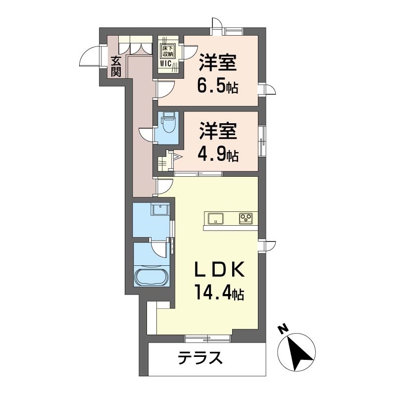 セントリビエ板橋の間取り