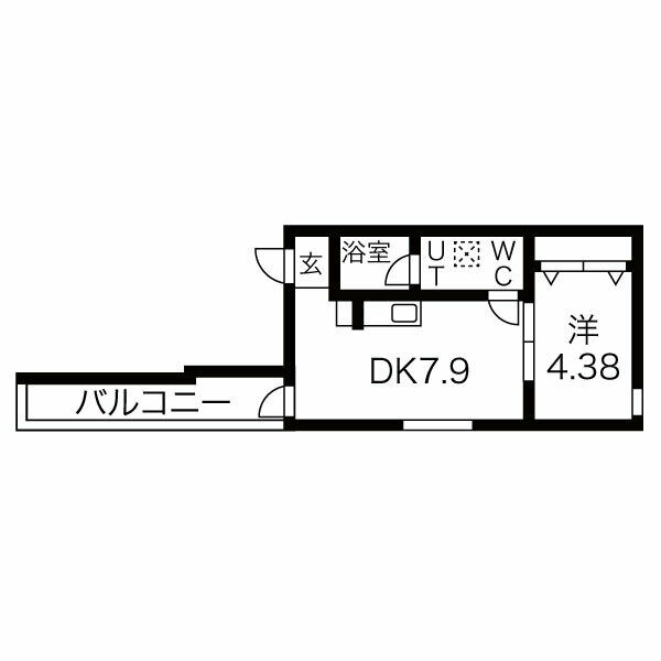 レスペデザ道徳の間取り