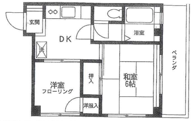 クイーンハイツ光の間取り