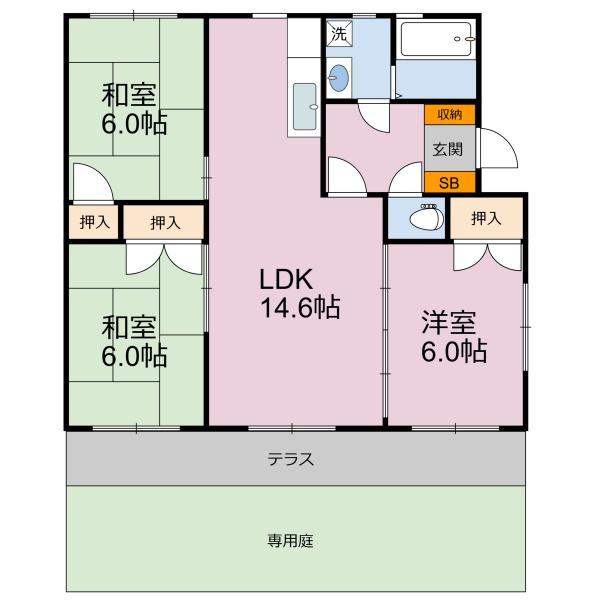 エクセレント・フジ2の間取り