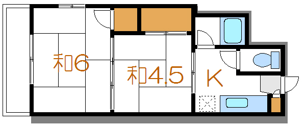 江戸川区松島のマンションの間取り