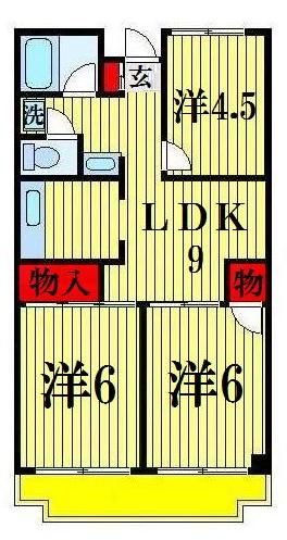 ガーデンビレッヂの間取り