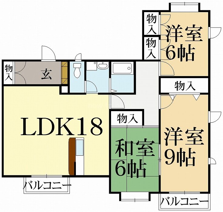 ヴィラ比叡の間取り写真