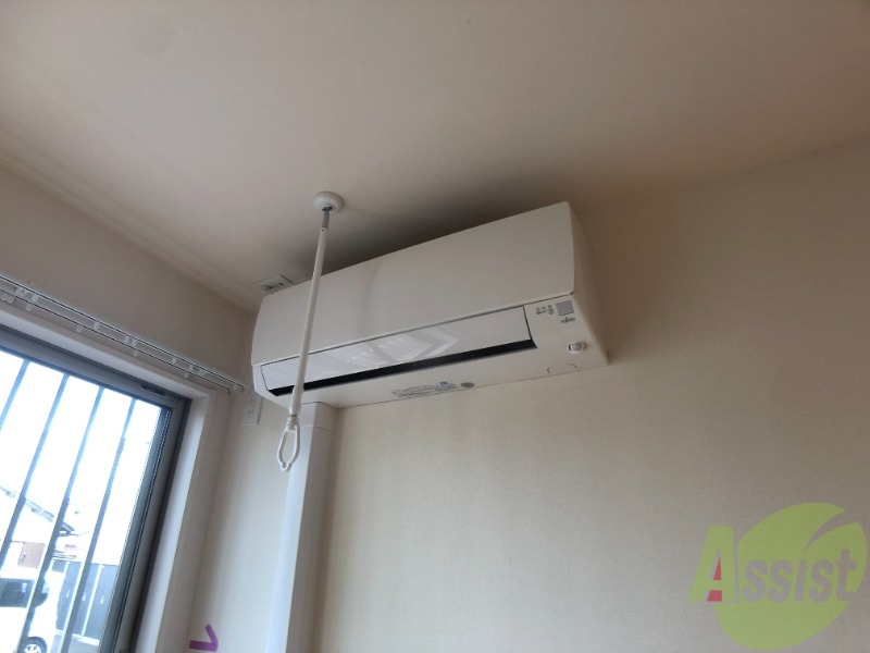 その他設備　エアコンが最初からついて便利ですね。
