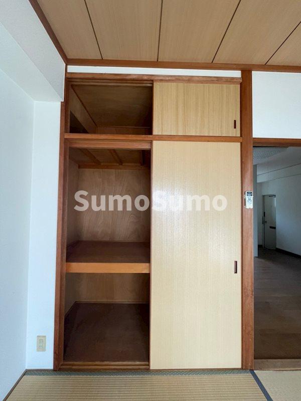 収納　たっぷりとした収納スペースです