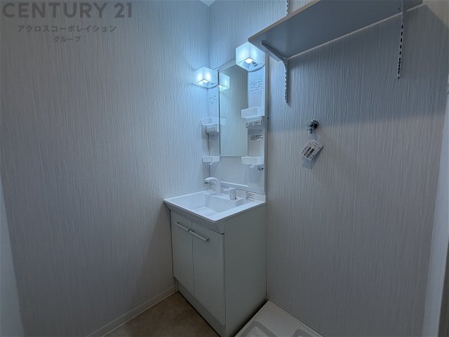 洗面設備　使いやすい洗面所です