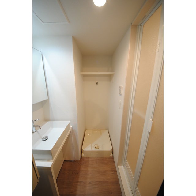 洗面設備　室内洗濯機置場