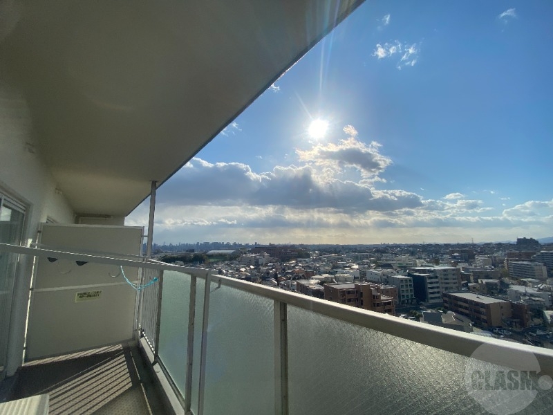 バルコニー　眺めバツグンのバルコニーです