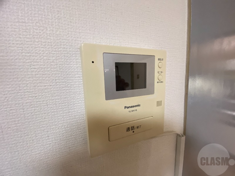 セキュリティ　安心のモニター付きインターホン