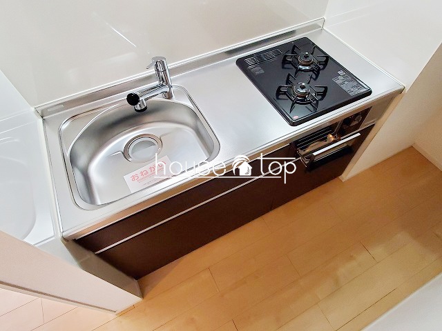 キッチン　2口コンロ付システムキッチン