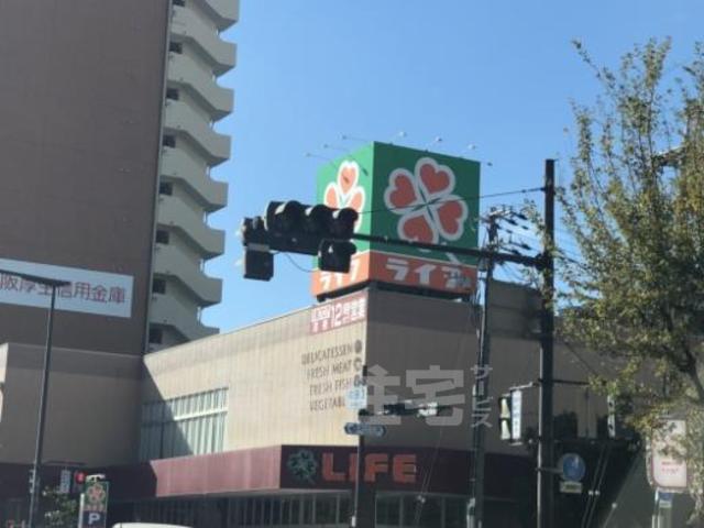 スーパー　ライフ　あびこ店（スーパー）まで598m