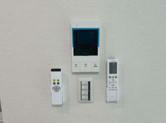 セキュリティ　モニタ付インターホンで急な来客も安心