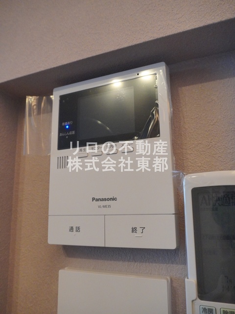 セキュリティ　訪問者が一目で分かるＴＶモニタ付インターホンです！
