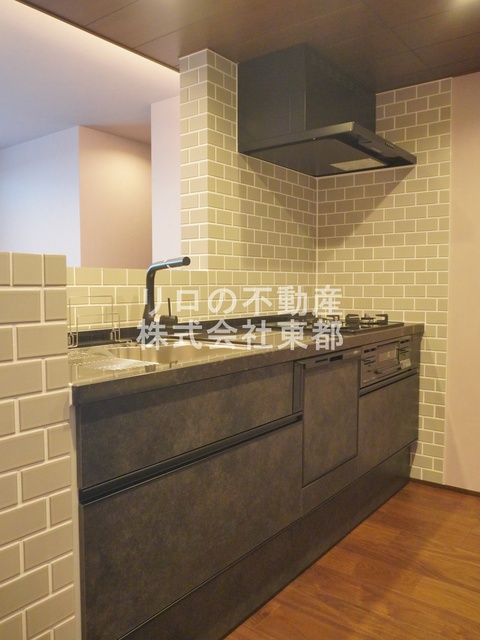 キッチン　作業スペース広々♪システムキッチン♪