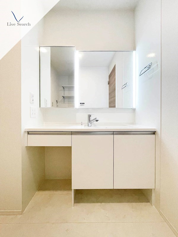 洗面設備　写真は同型タイプ