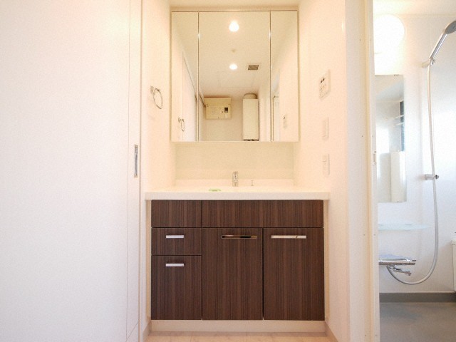 洗面設備　シャワードレッサー付きです！