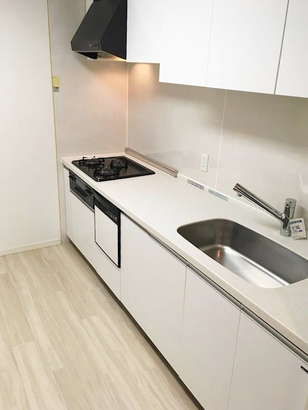 キッチン　■グリル付ガスコンロシステムキッチン■都市ガス♪