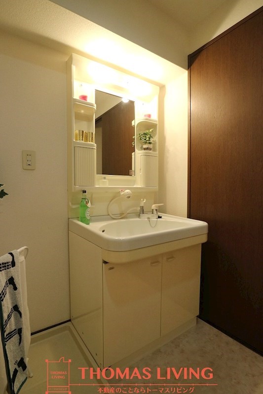 洗面設備　写真はモデルルームです。