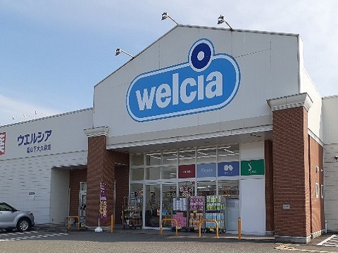 その他　ウエルシア富山下大久保店まで750m