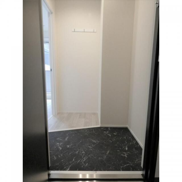 玄関　■モニタ付インターホン付き玄関■シューズラック■ダウンライト