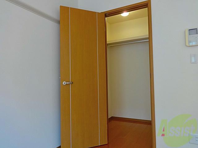 収納　クローゼットも大きいのでお荷物の多い方も安心。ウォークイン！