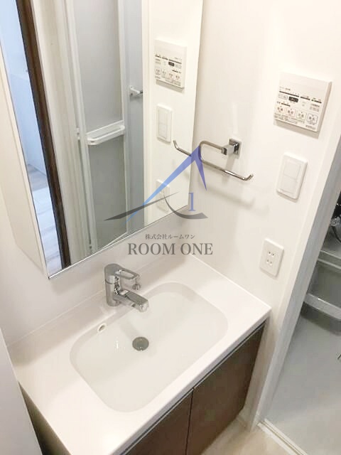 洗面設備　洗面台です。