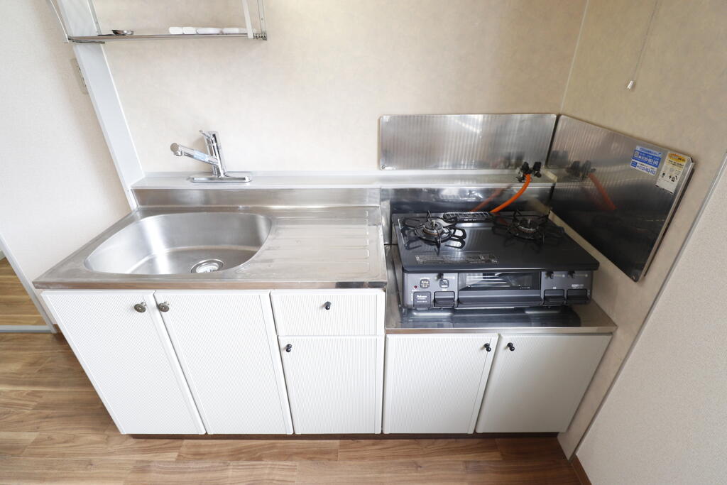 キッチン　2口コンロのキッチンです♪