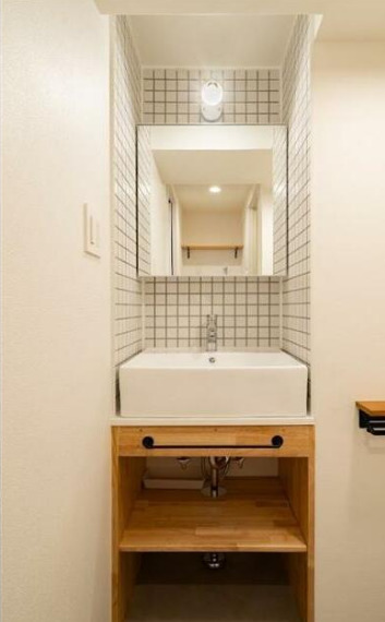 洗面設備　洗面台です