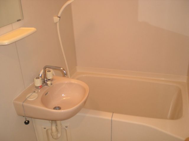 バス・シャワールーム　便利な洗面台付のお風呂