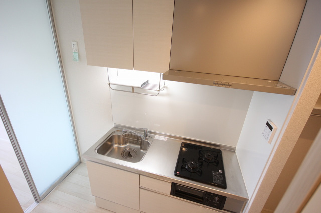 キッチン　☆2口ガスコンロ＆グリル付き☆