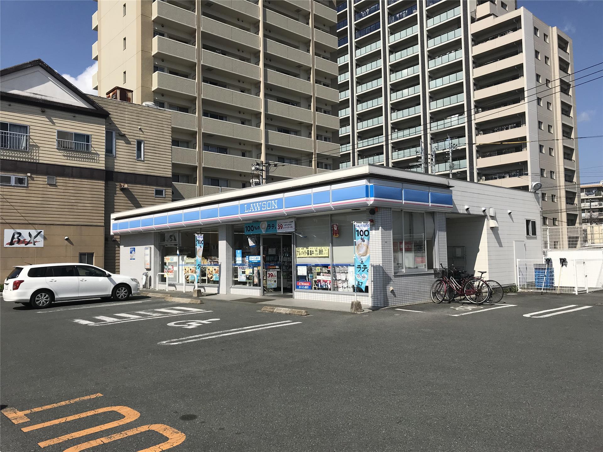 コンビニ　ローソン 熊本秋津新町店（コンビニ）まで281m