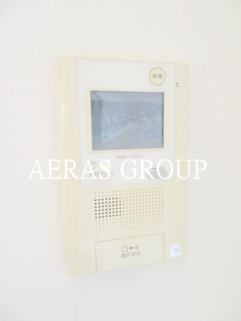 セキュリティ　モニター付きインターホン